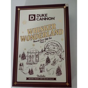 Duke Cannon Whisker Wonderland Beard Care Gift Set Beard Wash and Balm NEW